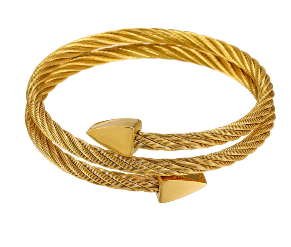 Stainless Steel Arrow Bangle