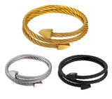 Stainless Steel Arrow Bangle